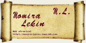 Momira Lekin vizit kartica